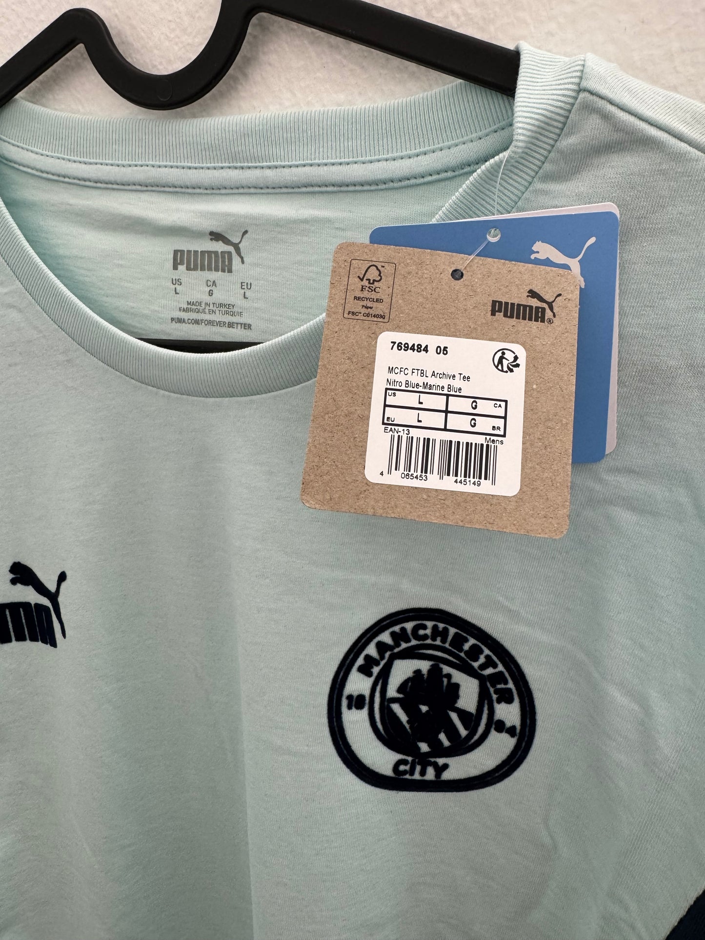 Maglia passeggio Manchester city taglia L