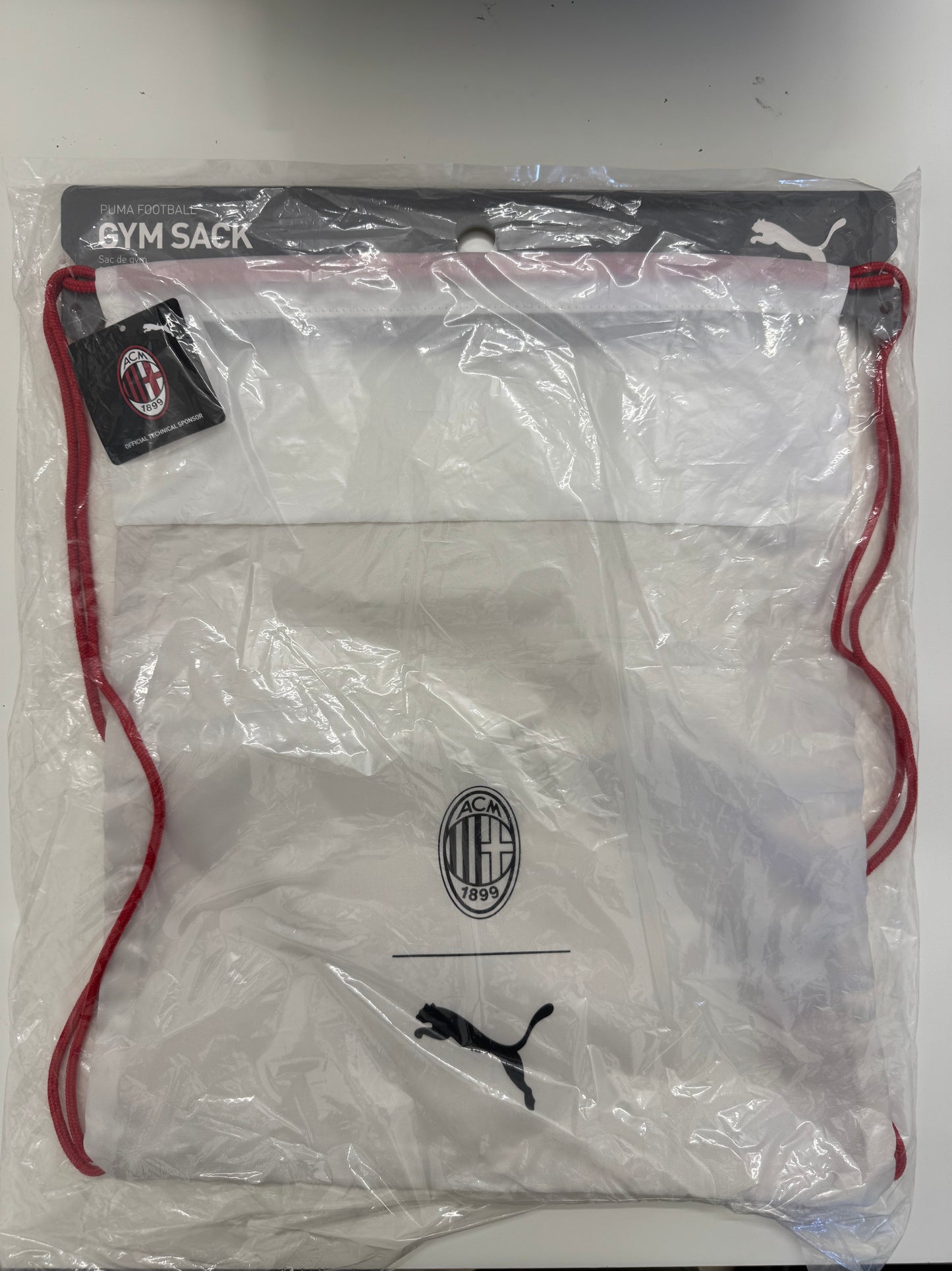 Sacca ac milan bianca